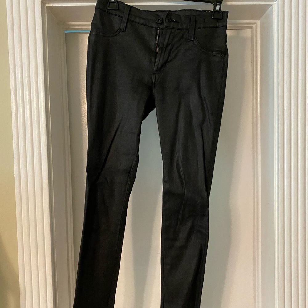 James Jeans “oil slicked” pants